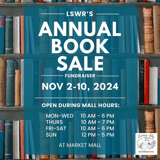 Living Sky Wildlife Rehabilitation Book Sale