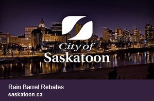 Rain Barrel Rebates from City of Saskatoon