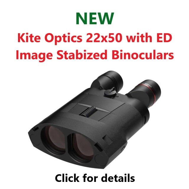 Kite Optics 22x50 Image Stabilized Binoculars with ED glass