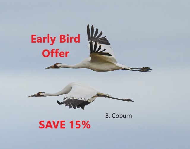 Early Bird Discount - SAVE 15%